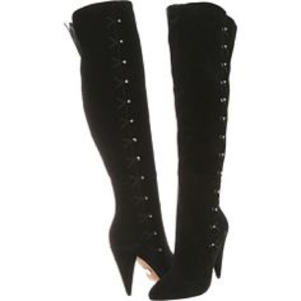 🎀Betsy Johnson Aleccia Suede Over Knee Boots🎀